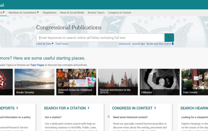 NYLI ProQuest Congressional Webinar